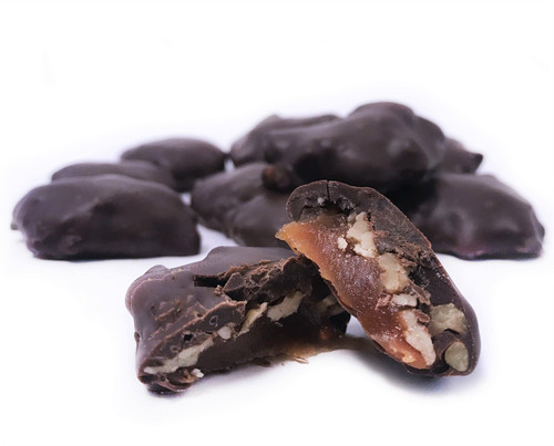 Gourmet Pecan Caramel Clusters with Dark Chocolate by It's Delish, 2 lbs