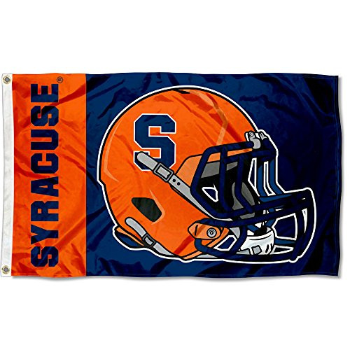 College Flags and Banners Co. Syracuse Orange Football Helmet Flag College Flags and Banners Co. Syracuse Orange Football Helmet Flag