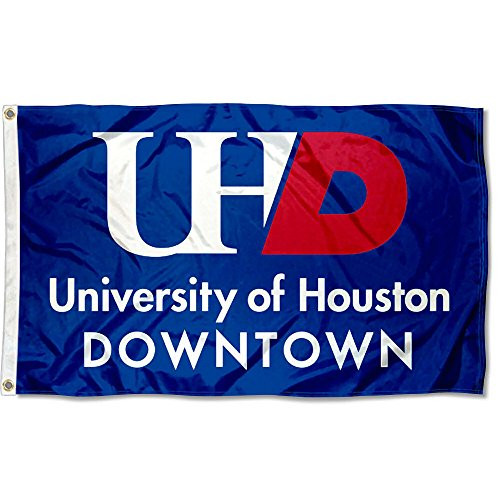 College Flags and Banners Co. Houston Downtown Gators Wordmark Flag
