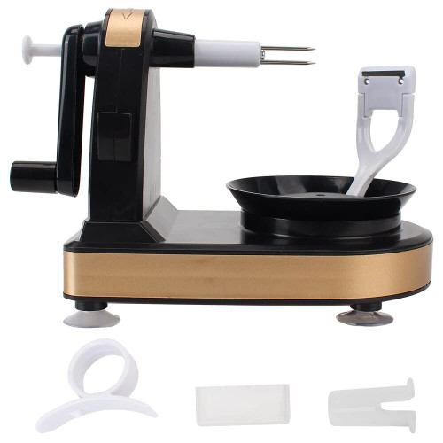 OUSIKA Potato Peeler Apple Peeler Cutter Slicer Fruit Peeling Machine Hand-cranked Multifunction Kitchen Corer Cutter Slicers (Color : Fruit Peeler, Size : Russian Federation)