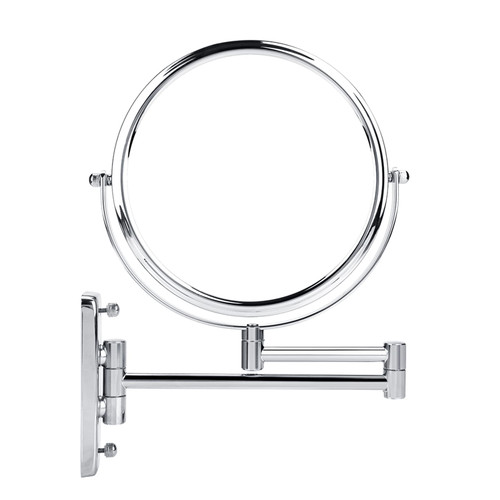 8" Wall Mount Makeup Mirror, Double Sided Swivel Mirror 3X Magnifying,Bathroom Mirror,Wall Mounted Makeup Vanity Mirror 8" Wall Mount Makeup Mirror, Double Sided Swivel Mirror 3X Magnifying,Bathroom Mirror,Wall Mounted Makeup Vanity Mirror