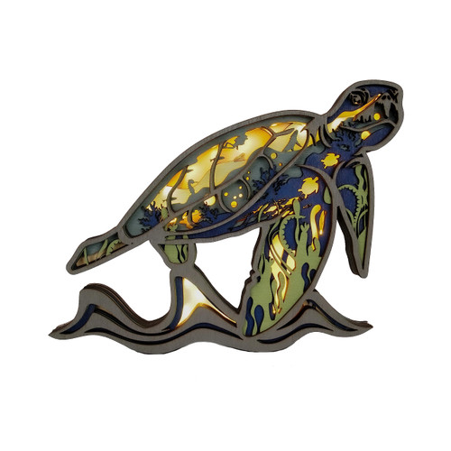 3D Wooden Animals Carving LED Night Light, Wood Carved Lamp Modern Festival Decoration Home Decor Desktop Desk Table Living Room Bedroom Office Farmhouse Shelf Statues Perfect Gifts (Sea Turtle) 3D Wooden Animals Carving LED Night Light, Wood Carved Lamp Modern Festival Decoration Home Decor Desktop Desk Table Living Room Bedroom Office Farmhouse Shelf Statues Perfect Gifts (Sea Turtle)