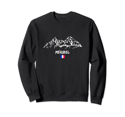 Meribel Alps Mountain Panorama Ski Holiday Apres-Ski Sweatshirt