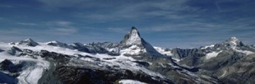 Posterazzi Snow on mountains Matterhorn Valais Switzerland Poster Print, (36 x 12) Posterazzi Snow on mountains Matterhorn Valais Switzerland Poster Print, (36 x 12)