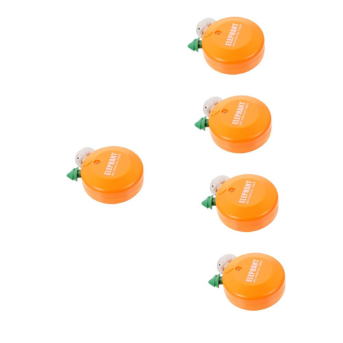 Zerodeko 5pcs Mechanical Timer Kid Timer Countdown Classroom Reminder Clock Timer for Kids Orange Manager Kitchen Baking Timer Tool Cute Timer Timers Magnet Cartoon Daily Necessities Child
