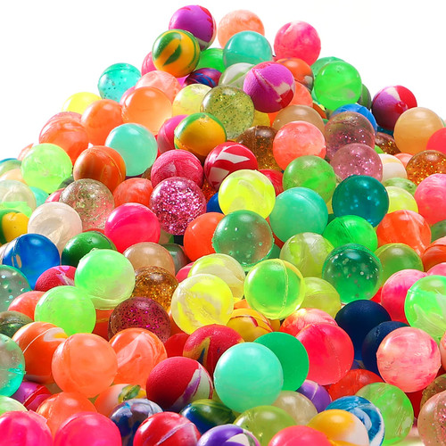 Pllieay 500pcs Bouncy Balls Bulk, 20mm/0.79inch Colorful Various Styles Mixed Bouncy Balls, Small Rubber Bouncing Balls For Kids Party Favors, Gift Bag Filling And Vending Machines Pllieay 500pcs Bouncy Balls Bulk, 20mm/0.79inch Colorful Various Styles Mixed Bouncy Balls, Small Rubber Bouncing Balls For Kids Party Favors, Gift Bag Filling And Vending Machines