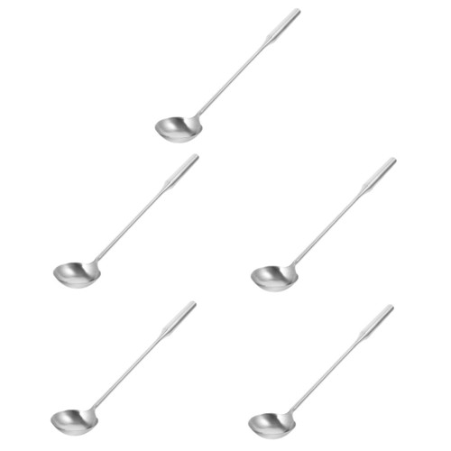 BESTOYARD 5pcs Chef Spoon Bath Ladle Kitchen Spoons Ladle Scoop Cooking Tools Ladles for Cooking Metal Water Ladle Pizza Sauce Ladle Water Spoon Metal Ladle Stainless Steel Wok Mixing Spoon BESTOYARD 5pcs Chef Spoon Bath Ladle Kitchen Spoons Ladle Scoop Cooking Tools Ladles for Cooking Metal Water Ladle Pizza Sauce Ladle Water Spoon Metal Ladle Stainless Steel Wok Mixing Spoon