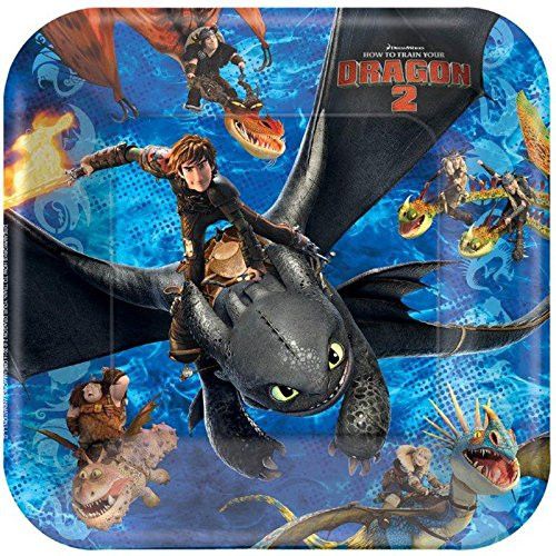 How to Train Your Dragon 9" Luncheon Plates (8 Pack)