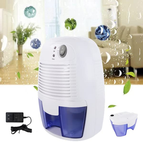 Portable Mini Dehumidifier,17 OZ Small Dehumidifiers for Home up to 108-215 Sq. Ft, for High Humidity in Home, Kitchen, Bedroom, Basement, Caravan, Office, Garage