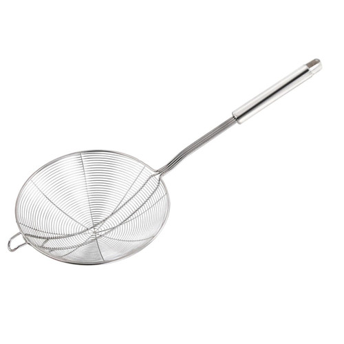 BOFANGSM Fine Mesh Strainer Fine Mesh Sieve Strainer Fine Mesh Stainless Steel Colander Kitchen Drain Strainer Asian Strainer Ladle Noodle Net Basket Wire Skimmer Spoon Hot Pot Colander Tea Baskets (