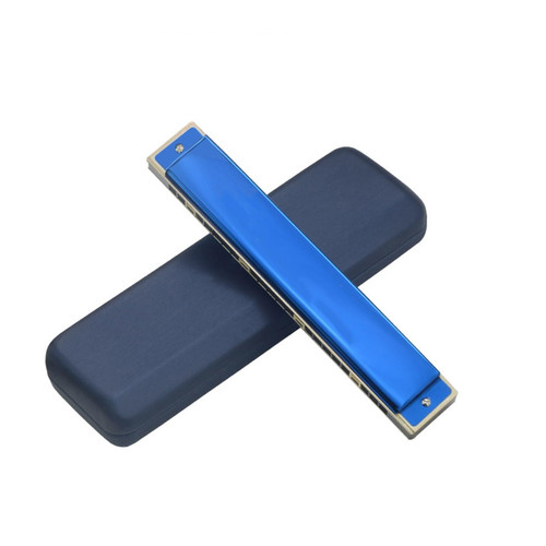 FURLOU harmonica 24 Holes To Play Polyphonic C Key Harmonica Adult Beginner Entry To Play Harmonica Harmonica (Color : Onecolor)