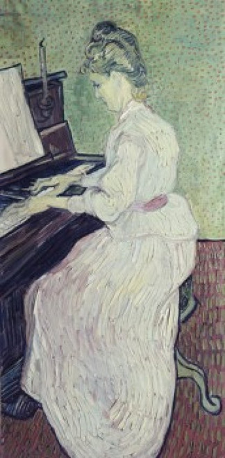 Marguerite Gachet at the Piano Vincent van Gogh (1853-1890Dutch) Kunstmuseum Basel Poster Print (18 x 24) Marguerite Gachet at the Piano Vincent van Gogh (1853-1890Dutch) Kunstmuseum Basel Poster Print (18 x 24)