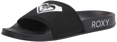 Roxy Women's Slippy Slide Sport Sandal, Black 21, 8