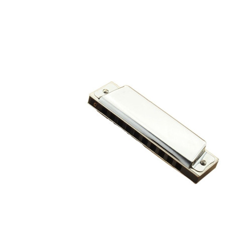 FURLOU harmonica 10 Hole Harmonica Adult Student Beginner Musical Instrument Harmonica (Color : Silver)