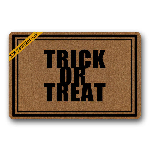 Artsbaba Doormats Halloween Trick Treat Rubber Non-Slip Doormat Entrance Rug Floor Mat Durable Home Indoor Mats 23.6"x15.7" Artsbaba Doormats Halloween Trick Treat Rubber Non-Slip Doormat Entrance Rug Floor Mat Durable Home Indoor Mats 23.6"x15.7"