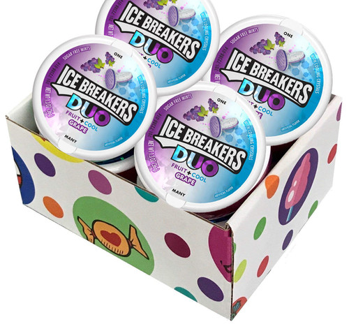 Ice Breakers Duo Grape Sugar Free Mints (Pack of 12) by CandyLab