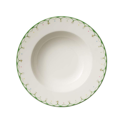 Villeroy & Boch Colourful Spring Rim Soup Bowl, 15.25oz