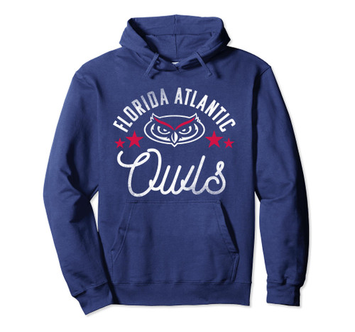 Florida Atlantic University FAU Owls Logo Pullover Hoodie
