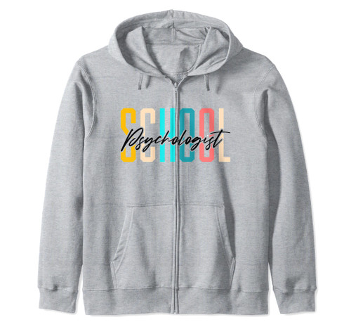 Rainbow Psychology Teacher School Psychologist Apparel Zip Hoodie Rainbow Psychology Teacher School Psychologist Apparel Zip Hoodie