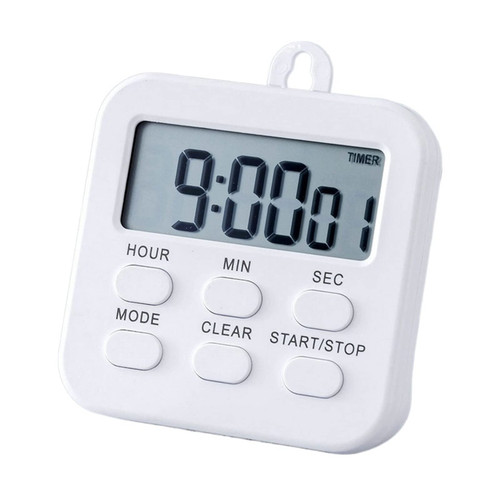 VATTEA Kitchen Timer Kitchen Timer with Clock and Alarm Clock Holder Countdown for Cooking Baking Learning