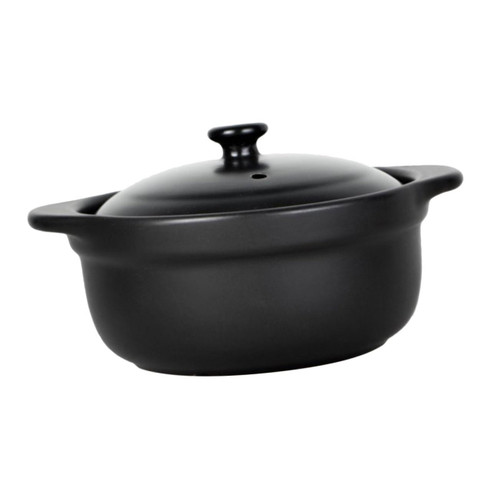 PRETYZOOM Ceramic Casserole Home Stew Pot Ceramic Kitchenware Kitchen Stockpot Food Stew Pot Ceramic Stew Pot Home Cooking Supplies M9 Ceramics Potato Powder Cooking Pot