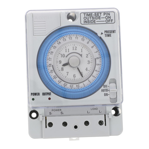 2pcs Waterproof Clock Mechanical Stopwatch Mechanical Interval Timer 12v Timer Shot Timer Vintage Timer Boiling Egg Timer Wind up Clock Digital Clocks White Electric Time Switch
