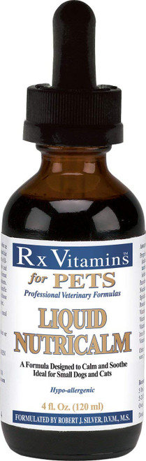 Rx Vitamins for Pets - Liquid NutriCalm Dogs & Cats 4 oz Rx Vitamins for Pets - Liquid NutriCalm Dogs & Cats 4 oz