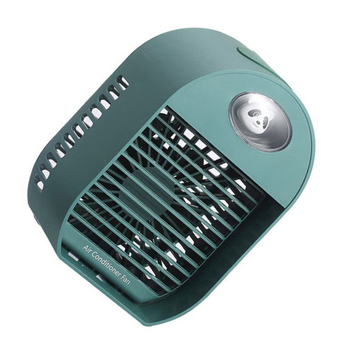 Holibanna 1Pc Humidification and air conditioning fan mini air humidifier portable air cooler portable cooler desktop cooling fan Summer Fan table fan handheld office Electronic Components