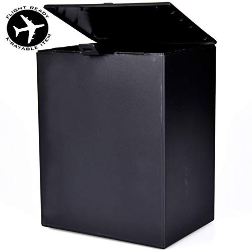 Airline Safe Plastic Temporary Travel Cremation urn for Human Ashes, TSA Approved for Airplane air Travel, Full Size Adult 200 Cubic inches, Funeral urn for Mail and Plane