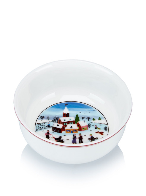 Villeroy & Boch Naif Christmas Soup/Cereal Bowl, 10oz Villeroy & Boch Naif Christmas Soup/Cereal Bowl, 10oz