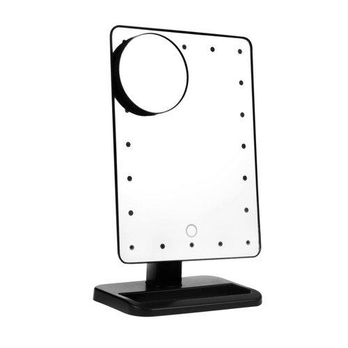 balacoo 20 Touch Makeup Mirror Led Mirror Mirrors Led Lighted Mirror Makeup Vanity Mirror Lighted Magnifier Led Vanity Mirror Led Makeup Mirror Magnifying Shine with Lights Girl