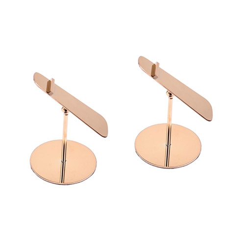 MAGICLULU 2pcs Stainless Steel Shoe Rack Sneaker Shelf Display High Heel Display Stand Salad Bowl with Lid High Heel Shoe Display Shelves for Shoes Sneaker Heels Sneakers Storage Rack Window
