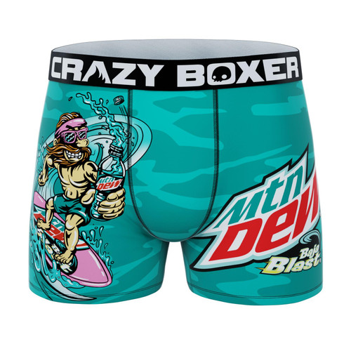 CRAZYBOXER Mountain Dew Flavors Men's Boxer Briefs (3Pack, Vending)