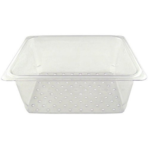 Cambro - 25CLRCW135 - 1/2 Size 5 in Clear Camwear Colander Food Pan