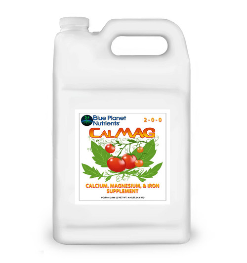 CalMag Plus Iron Liquid Plant Supplement (128 fl oz) Gallon | for All Plants & Gardens | Concentrated Calcium Magnesium Iron | Makes Up to 1,260 Gallons of Ready to Feed | Blue Planet Nutrients CalMag Plus Iron Liquid Plant Supplement (128 fl oz) Gallon | for All Plants & Gardens | Concentrated Calcium Magnesium Iron | Makes Up to 1,260 Gallons of Ready to Feed | Blue Planet Nutrients