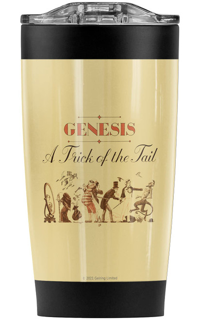 Logovision Genesis Trick Of The Tail Stainless Steel Tumbler 20 oz Coffee Travel Mug/Cup, Vacuum Insulated & Double Wall with Leakproof Sliding Lid | Great for Hot Drinks and Cold Beverages