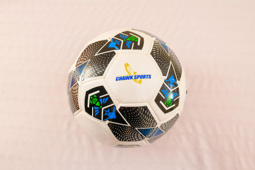 GHAWK SPORTS Soccer Ball Size 5 | Official Match Weight and Size?Performance Match and Training ?Hand Stiched?Reinforced Seams, Increased Durability - Professional Series |
