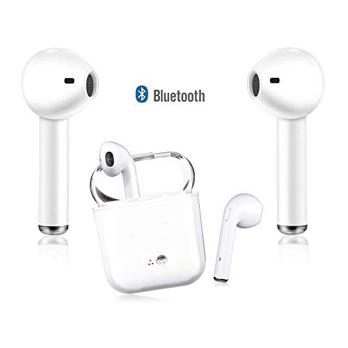 Wireless Bluetooth Headset, Wireless Sports HiFi Headset in-Ear Headphone Noise Reduction Headset, Outdoor Portable Wireless Bluetooth Earphones for Apple Airpods Android/iPhone