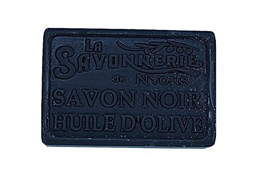 La Savonnerie de Nyons, Soap Noir Á L`Huile D`Olive 100g
