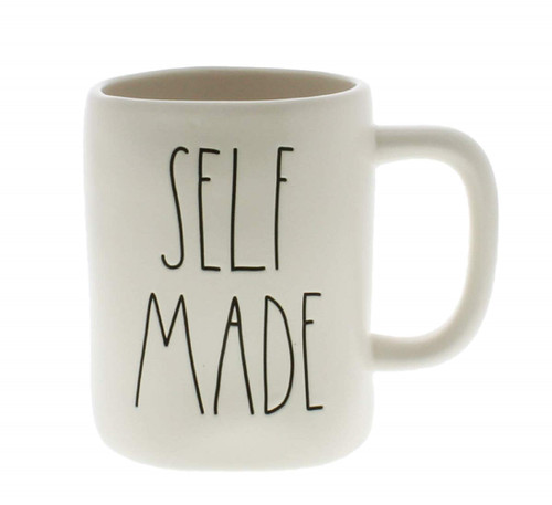 Rae Dunn Ceramic Mug Coffee Cup (SELF MADE - white mug)