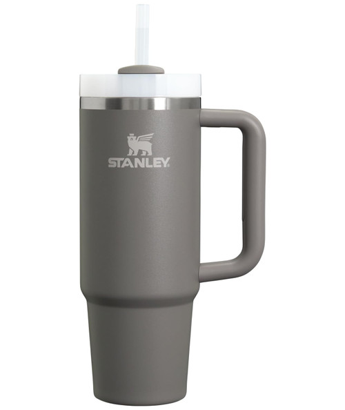 Stanley Quencher H2.0 FlowState Stainless Steel Vacuum Insulated Tumbler with Lid and Straw for Water, Iced Tea or Coffee, Smoothie and More, Stone, 30oz