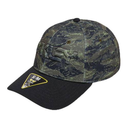 Oakley Men's 6 Panel Stretch Hat Embossed, Green