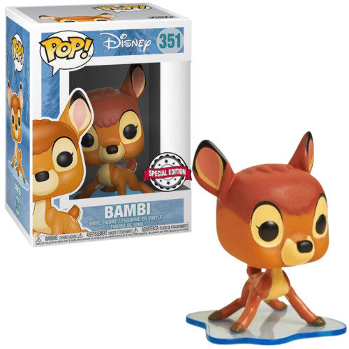 Funko Pop Disney Bambi on Ice #351 - Exclusive Special Edition Pop Figures