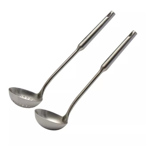 Strainer Scoops Soup Ladle Spoon Set Household Stainless Steel Hotpot Soup Ladle Funnel