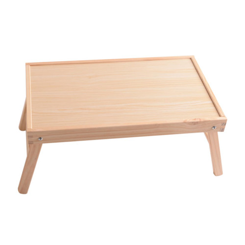 FUNOMOCYA Portable Tables 1pc Portable Desk Folding Desk Portable Serving Table Wood Bed Desk Foldable Bed Desk Wood Laptop Desk Kang Table Folding Table Wooden Portable Table