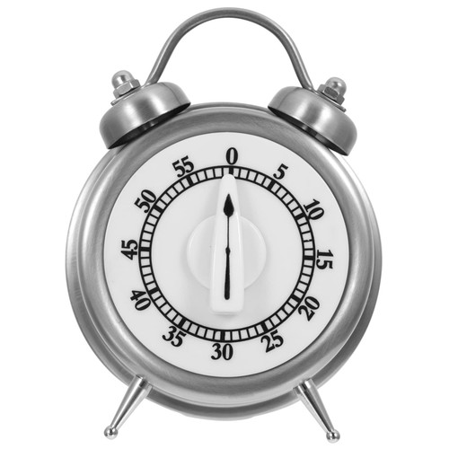 Ciieeo 3pcs 60 Alarm Clock Timer Mechanical Cooking Timer Minute Minder Timer Small Kitchen Electrical Timer Cute Timers Hourglass Food Timer Baking Number Counter Child Stainless Steel