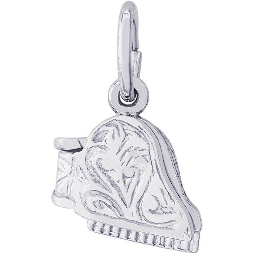 Piano Charm In Sterling Silver, Charms for Bracelets and Necklaces