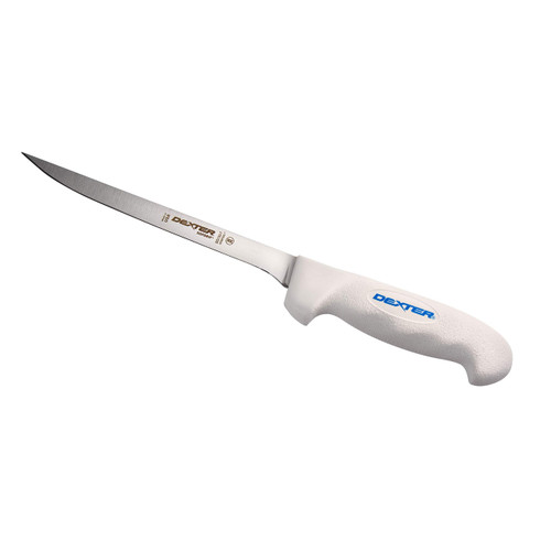 Dexter Outdoors Gamakatsu SG133-7 WS-1PCP Dexter-Russell Flexible Fillet Knife, 7", White,Grey