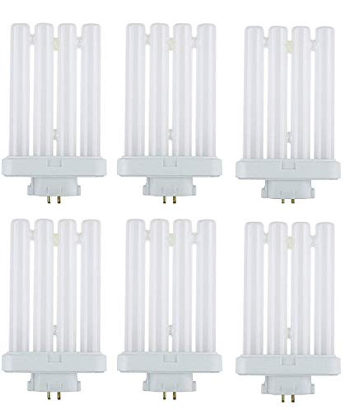 Ciata 27W FML 4-Pin Quad Tube GX10Q-4 6500K Daylight Compact Fluorescent Bulb (6 Pack)