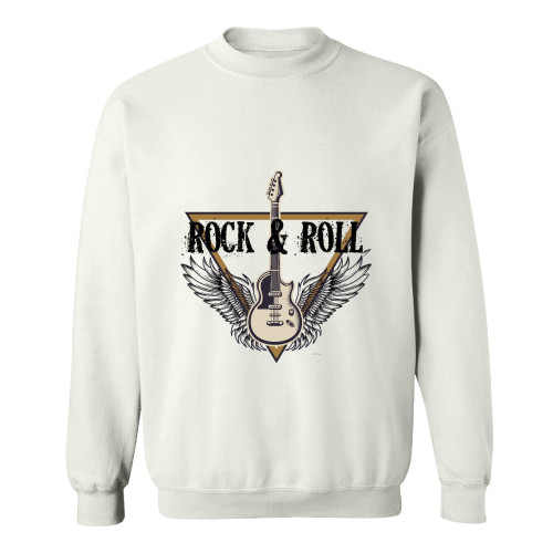 Rock Roll Guitar Music for Music Fans Grey Muticolor Unisex Sweatshirt Rock Roll Guitar Music for Music Fans Grey Muticolor Unisex Sweatshirt